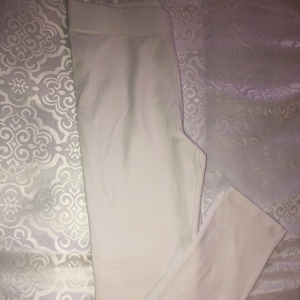 White leggings